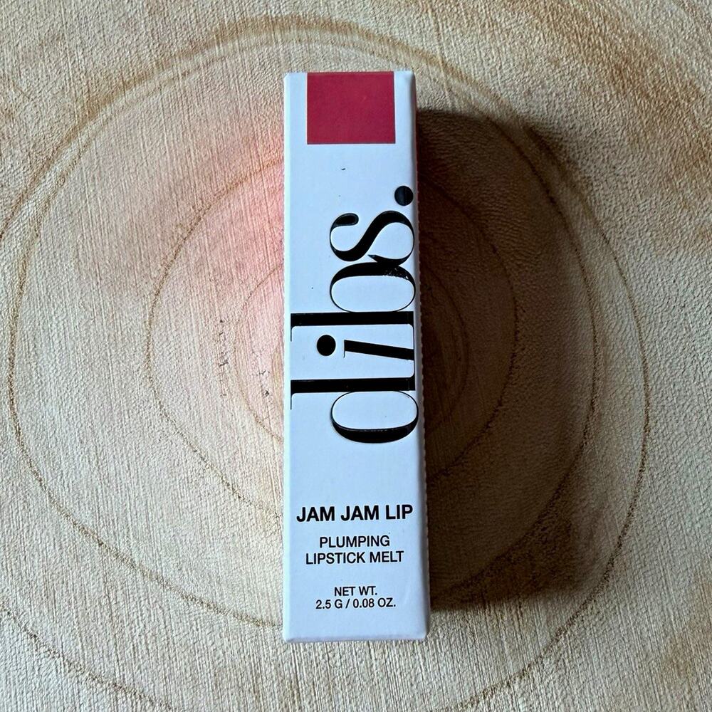 Dibs Jam Jam Lip Plumping Lipstick Melt Stick Jam Sesh Vegan 0.08oz